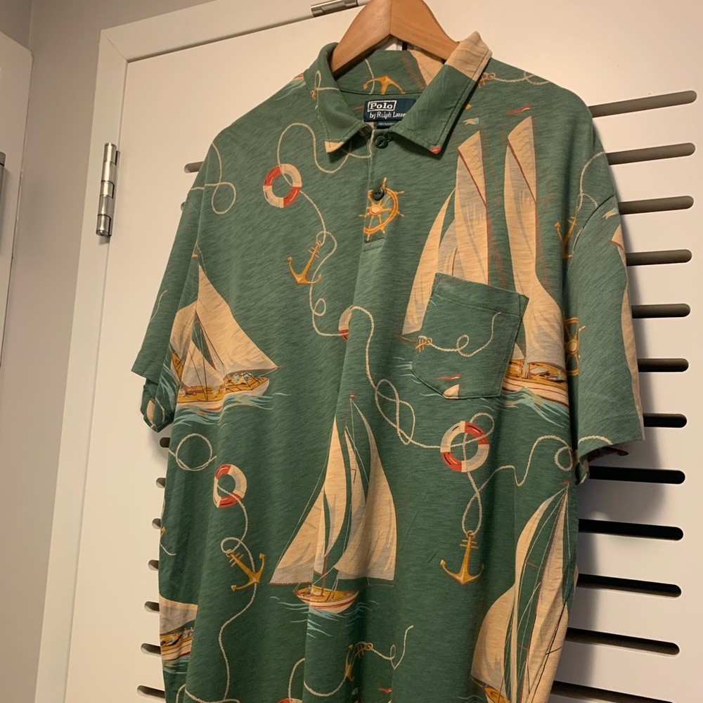 New polo green shirt